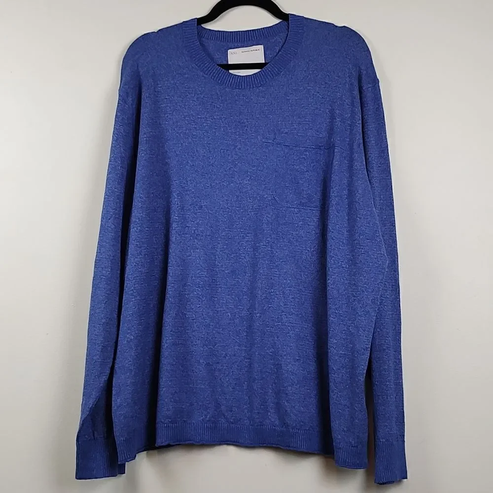 Banana Republic Heritage Collection Linen Blend Crew Neck Sweater Size XXL